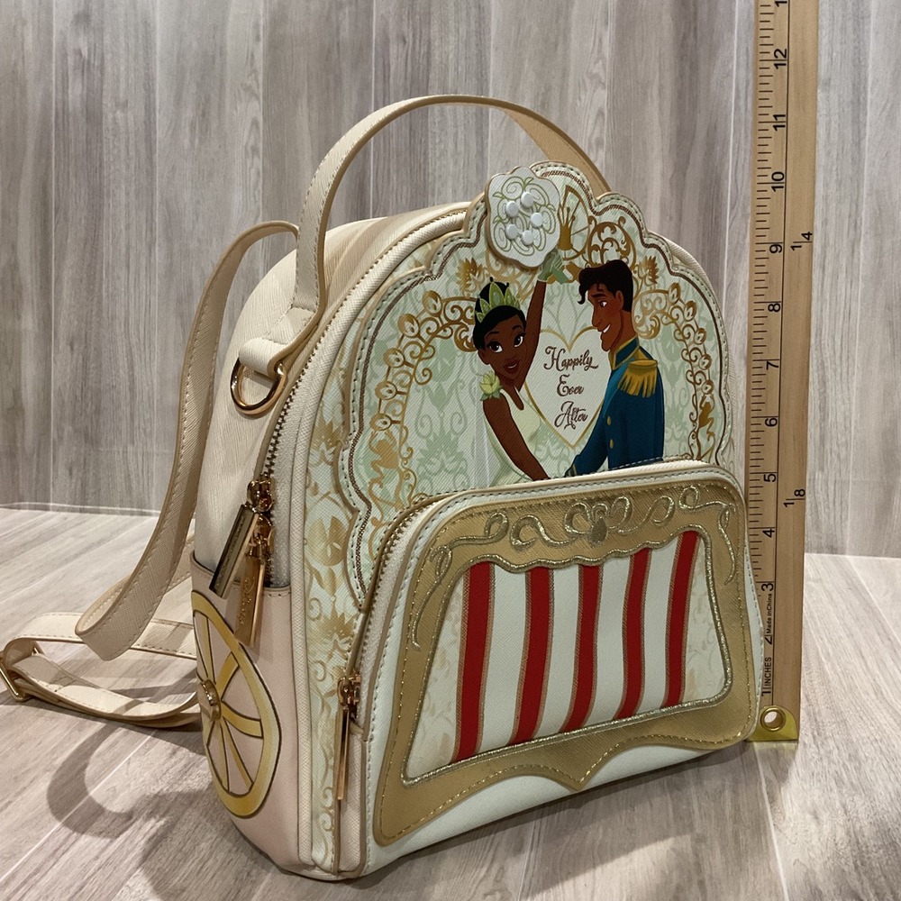 Danielle Nicole Princess and the Frog Tiana Naveen Wedding Mini Backpack NEW